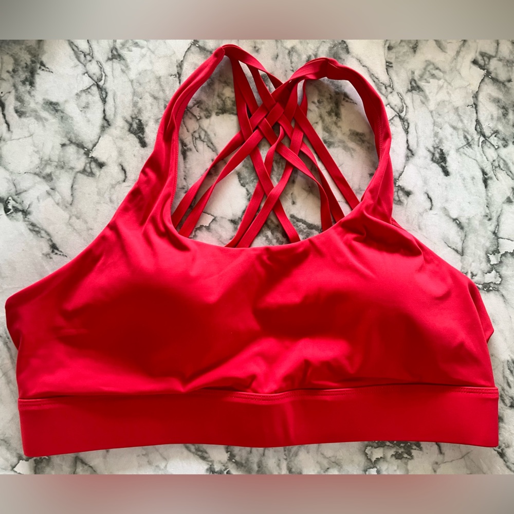 ZYIA Active Red sports bra